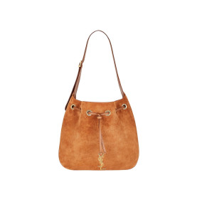 SAINT LAURENT 생로랑 플랫 호보 백