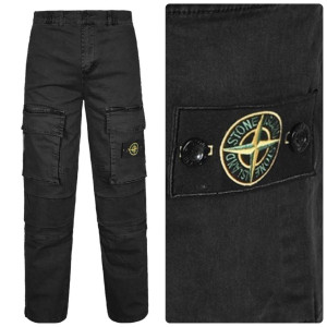 STONE ISLAND 스톤아일랜드 가먼트다잉 앞포켓 카고팬츠 2COLOR