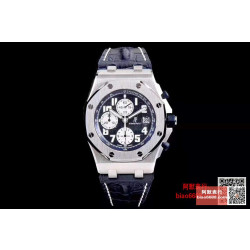 AUDEMARS PIGUET 오데마피게 로얄오크 오프쇼어 블루 레더스트랩