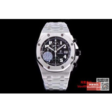 AUDEMARS PIGUET 오데마피게 로얄오크 오프쇼어 스틸 블랙다이얼