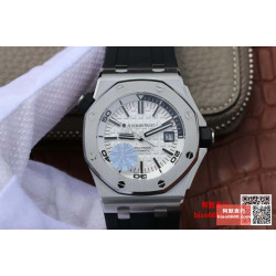 AUDEMARS PIGUET 오데마피게 로얄오크 오프쇼어 다이버 화이트다이얼 러버밴드