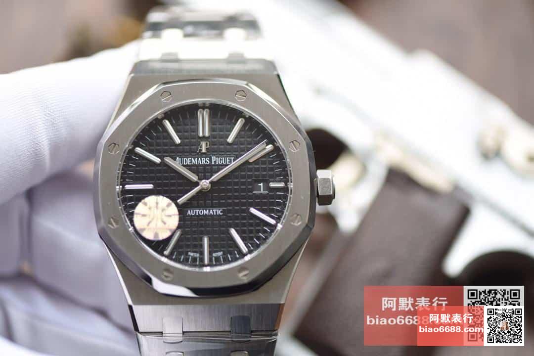 AUDEMARS PIGUET 오데마피게 로얄오크 스틸 블랙다이얼