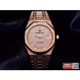 AUDEMARS PIGUET 오데마피게 로얄오크 로즈골드 풀다이아 15452