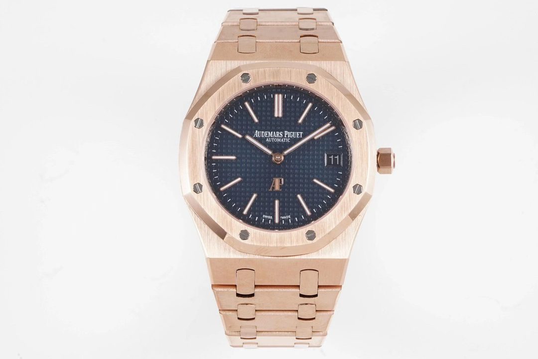 AUDEMARS PIGUET 오데마피게 로얄오크 뚜르비옹 로즈골드 다크블루다이얼