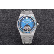 AUDEMARS PIGUET 오데마피게 로얄오크 뚜르비옹 스틸 엑스트라씬 블루다이얼