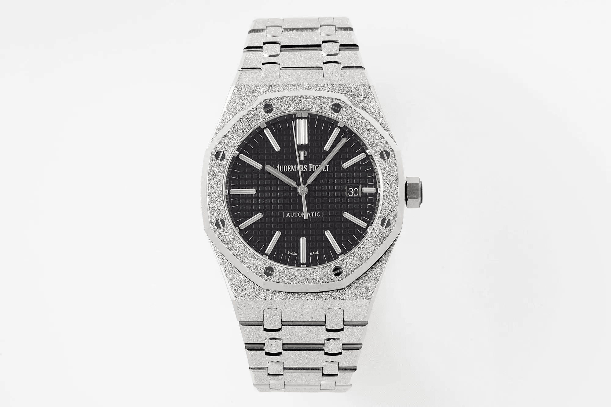 AUDEMARS PIGUET 오데마피게 로얄오크 프로스트 골드 흰판 15410