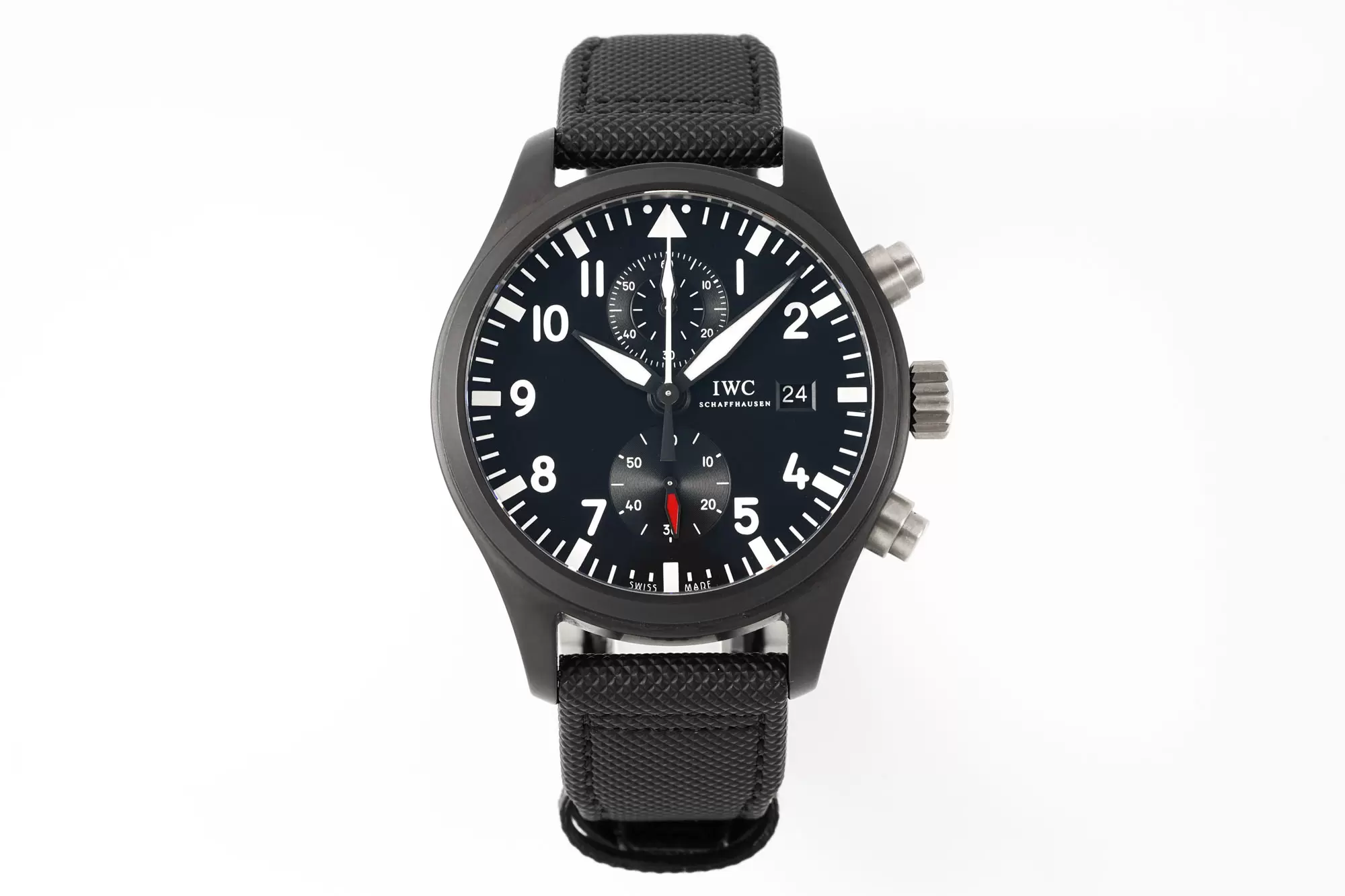 IWC 아이더블유씨 파일럿 워치 크로노그래프 탑건 IW389001