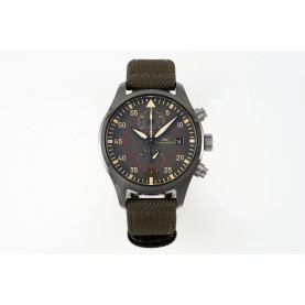 IWC 아이더블유씨 파일럿 탑건 크로노그래프 미라마르 그레이 다이얼