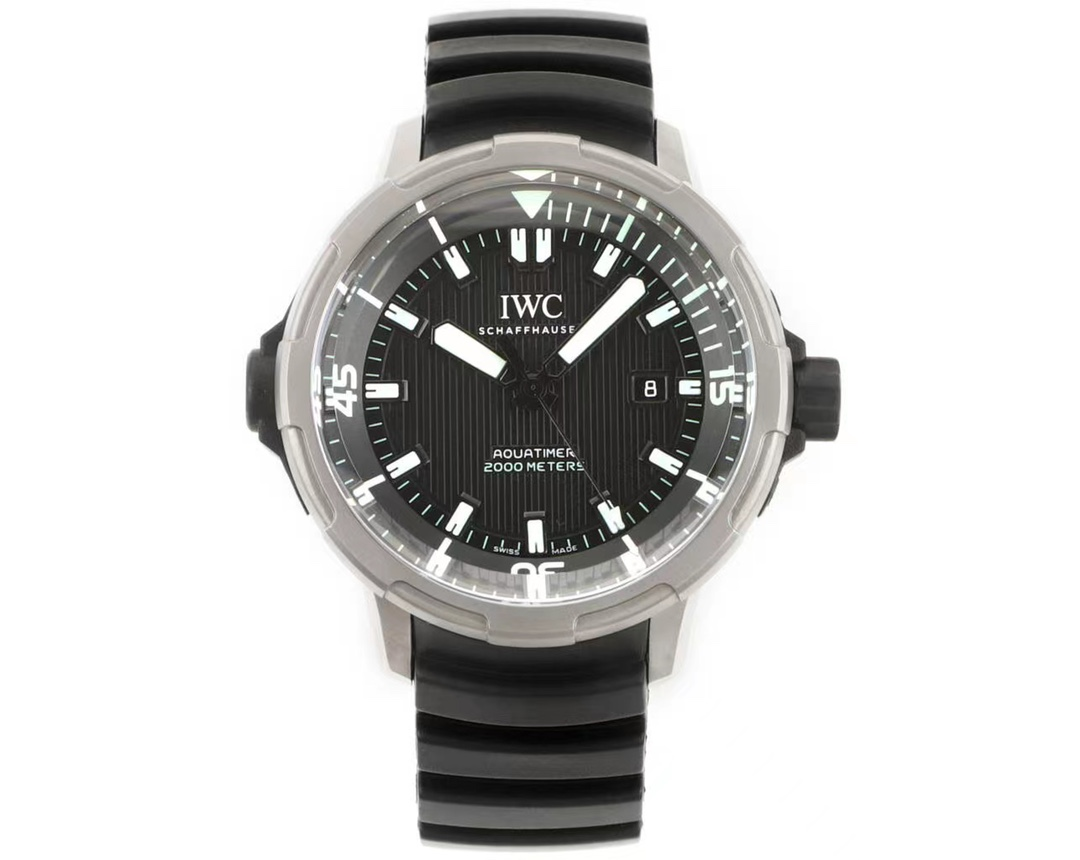 IWC 아이더블유씨 아쿠아타이머 티타늄 블랙/화이트 다이얼