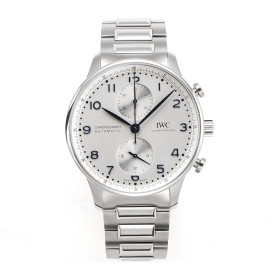 IWC 아이더블유씨 포르투기저 크로노 실버 화이트/블루 다이얼