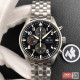 IWC 아이더블유씨 파일럿 크로노그래프 스틸 블랙다이얼