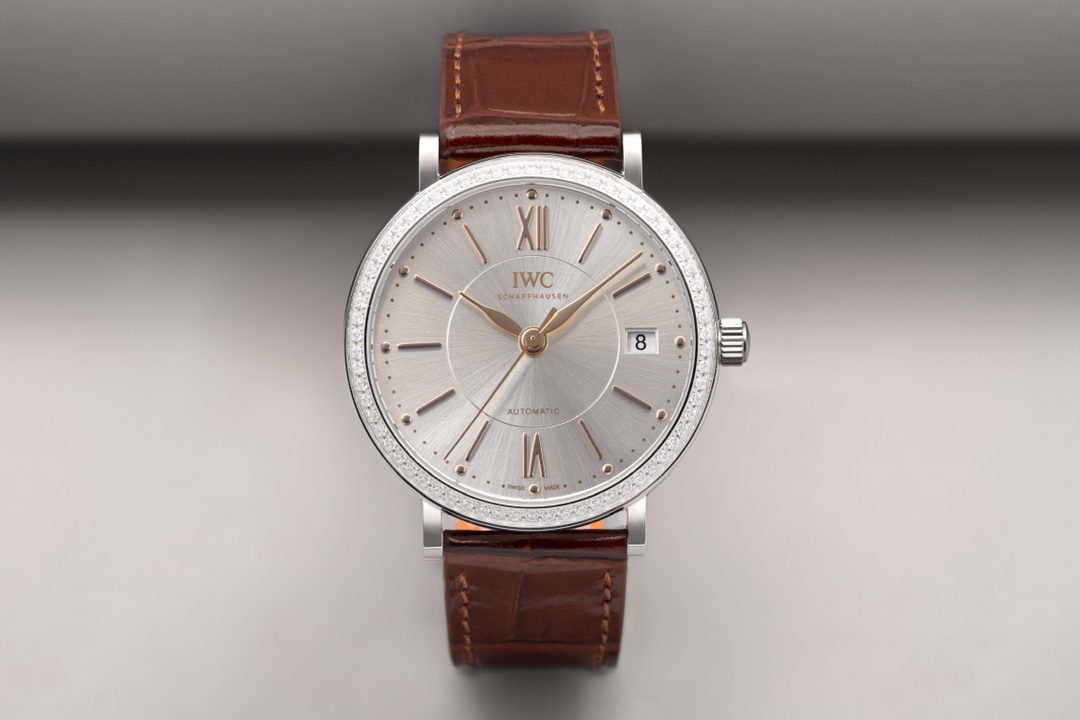 IWC 아이더블유씨 포르토피노 다이아베젤 실버 화이트다이얼