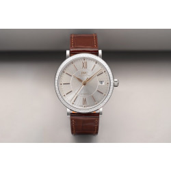 IWC 아이더블유씨 포르토피노 다이아베젤 실버 화이트다이얼