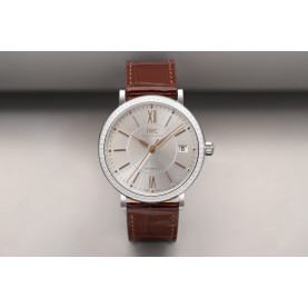 IWC 아이더블유씨 포르토피노 다이아베젤 실버 화이트다이얼