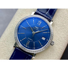 IWC 아이더블유씨 포르토피노 다이아베젤 실버 블루다이얼