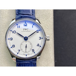 IWC 아이더블유씨 포르투기저 크로노 실버 화이트/블루 다이얼