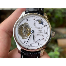 IWC 아이더블유씨 포르투기저 뚜르비옹 150주년 한정판 화이트다이얼