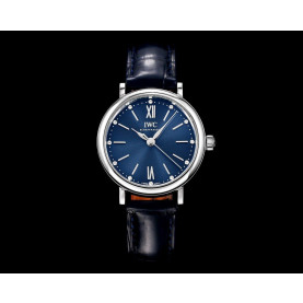 IWC 아이더블유씨 포르토피노 34 실버 블루다이얼