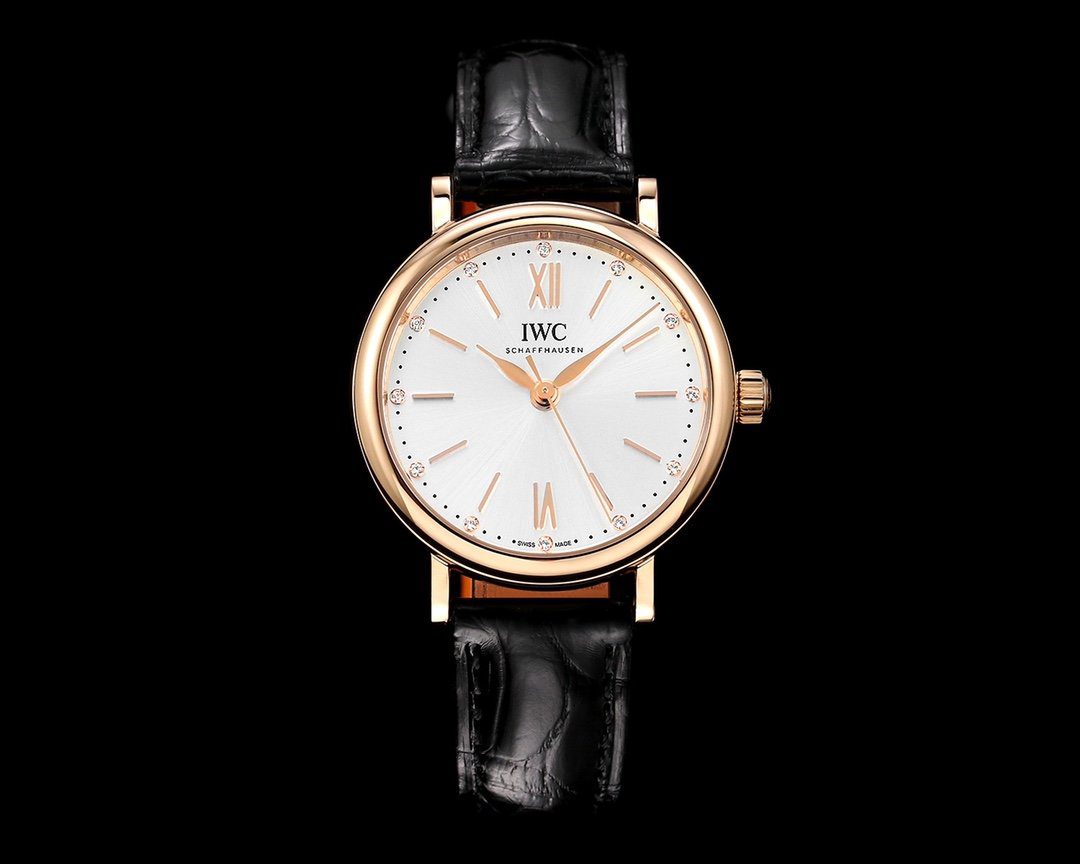 IWC 아이더블유씨 포르토피노 34 로즈골드 화이트다이얼