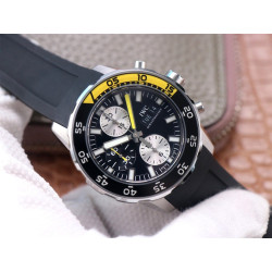 IWC 아이더블유씨 아쿠아타이머 크로노그래프 블랙