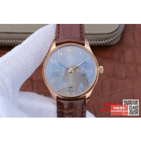 IWC 아이더블유씨 포르투기저 세븐데이즈 로즈골드 그레이다이얼