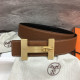 HERMES 에르메스 남성용 벨트 3.8CM H99689-2 2024/신상 (금장/은장)