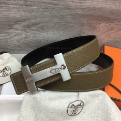 HERMES 에르메스 남성용 벨트 3.8CM H99689-3 2024/신상 (금장/은장)