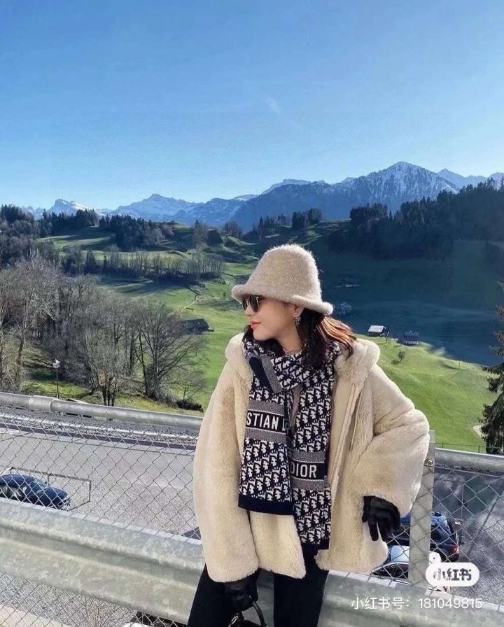 DIOR 디올 오블리크 머플러 