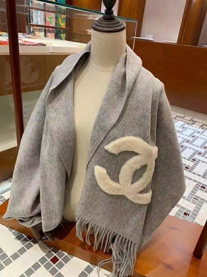 CHANEL 샤넬 캐시미어 숄 