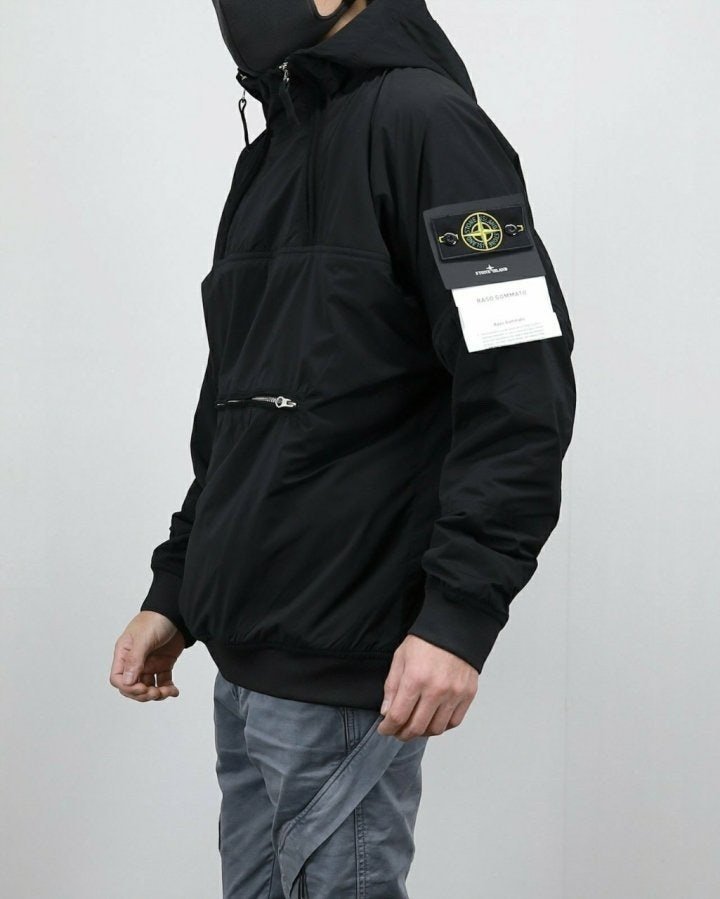 STONE ISLAND 스톤아일랜드 와펜패치 이중아노락 자켓