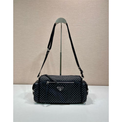 PRADA 프라다 스투디드 리나일론 숄더백 1BC236 