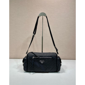 PRADA 프라다 스투디드 리나일론 숄더백 1BC236 