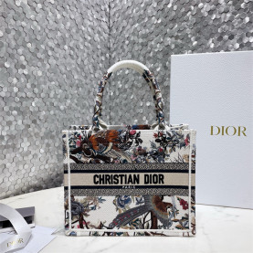 DIOR 디올 오블리크 스몰 북 토트백 M1286