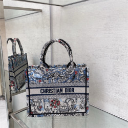 DIOR 디올 오블리크 스몰 북 토트백 M1286