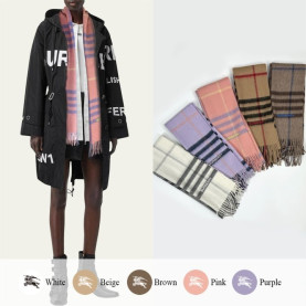 BURBERRY 버버리 레터링 캐시미어 머플러