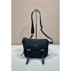 PRADA 프라다 스터드 리나일론 숄더백 1BD382 