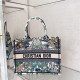 DIOR 디올 오블리크 미디움 북 토트백 M1286