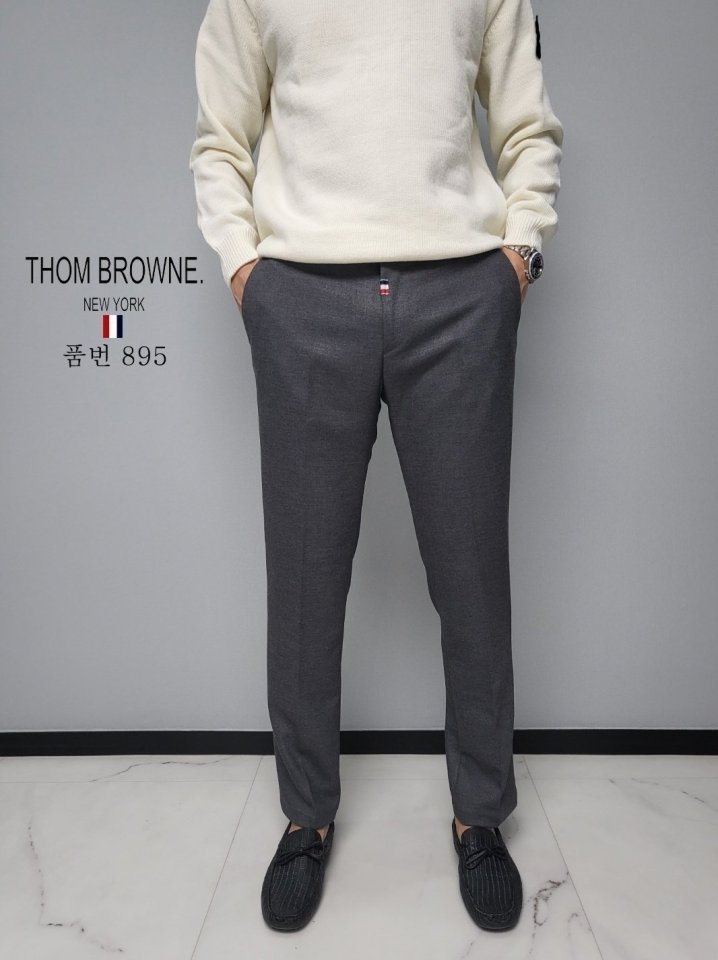 THOM BROWNE 톰브라운 그레이 슬렉스 (895)