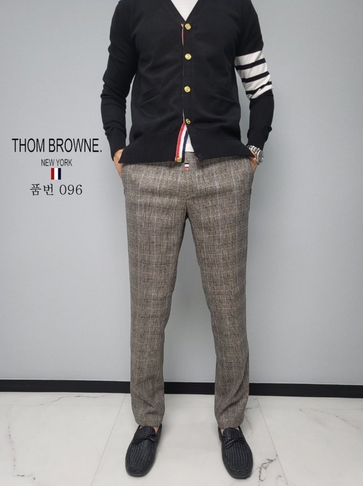 THOM BROWNE 톰브라운 체크 슬렉스(096)