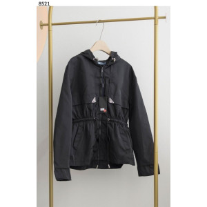 PRADA 프라다 더블로고 허리 스트링 자켓