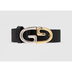 GUCCI 구찌 투톤 메탈 벨트