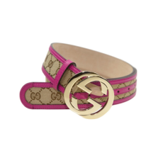 GUCCI 구찌 클래식 프린트 GG 벨트