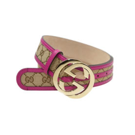 GUCCI 구찌 클래식 프린트 GG 벨트