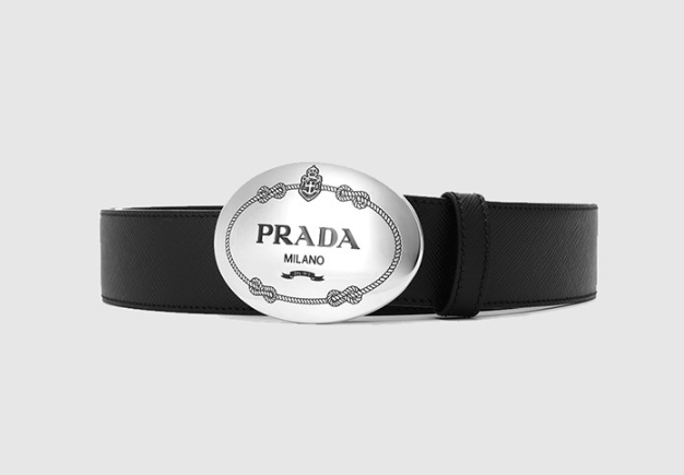 PRADA 프라다 사피아노 가죽 벨트