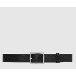 GUCCI 구찌 GG 로고 가죽 벨트