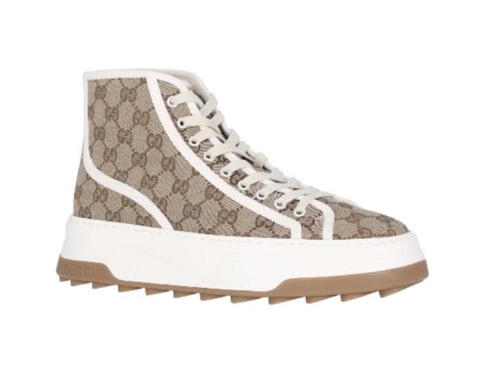 GUCCI 구찌 여성용 캔버스 하이탑 스니커즈 745999