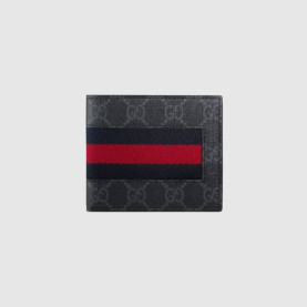 GUCCI 구찌 웹 수프림 GG 반지갑 408827