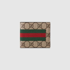 GUCCI 구찌 웹 수프림 GG 반지갑 408827