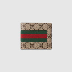 GUCCI 구찌 웹 수프림 GG 반지갑 408827
