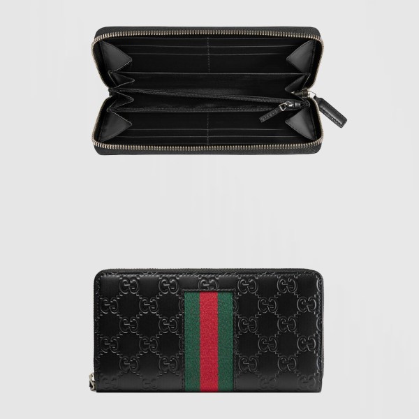 GUCCI 구찌 장지갑 시그니처 웹 408831